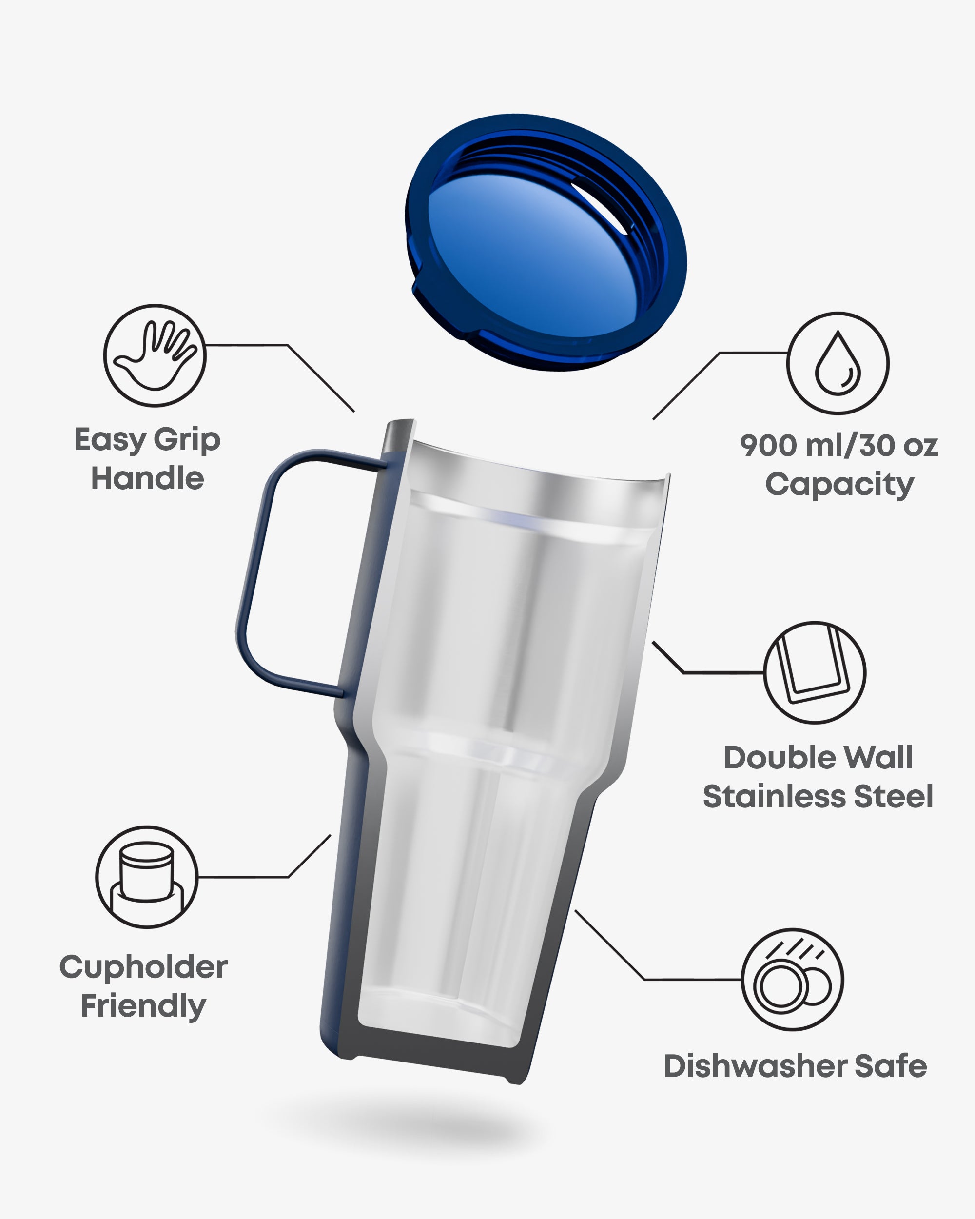 Bohtal Insulated Nomad Tumbler Ravenclaw – Smartshake